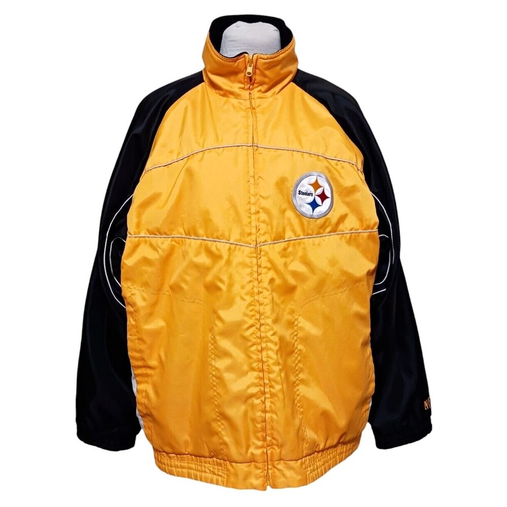 VTG Pittsburgh Steelers NFL Men's Size XL Reversible Jacket Coat GIII G3 Apparel